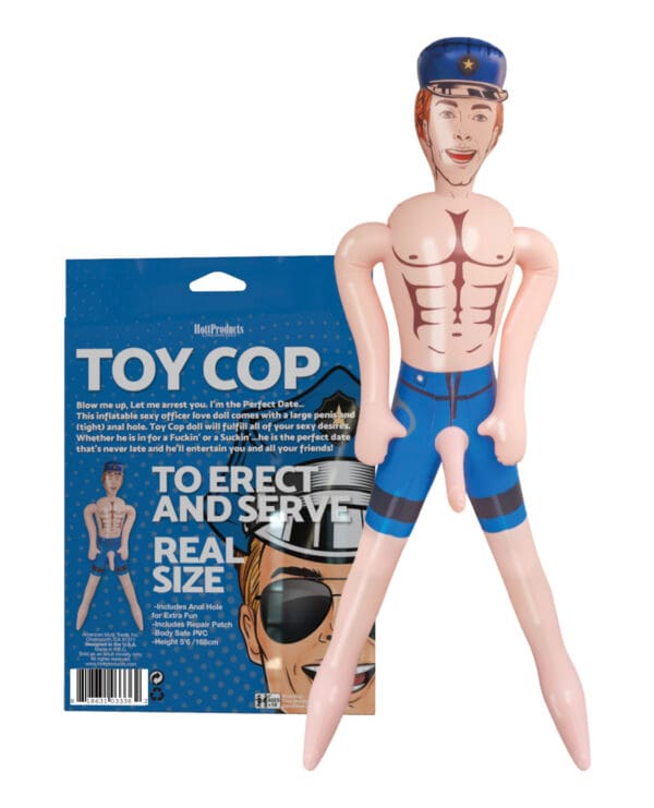 Inflatable Party Doll - Cop - Image 2