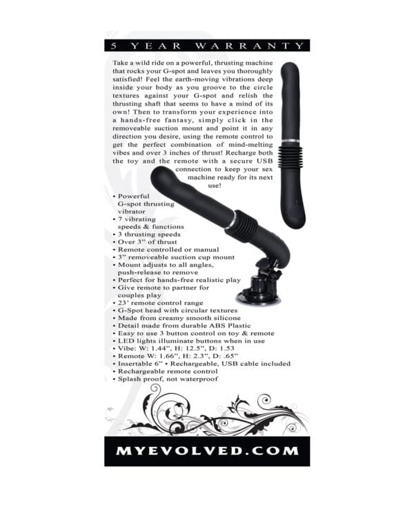 Evolved G Force Thruster - Black - Image 2