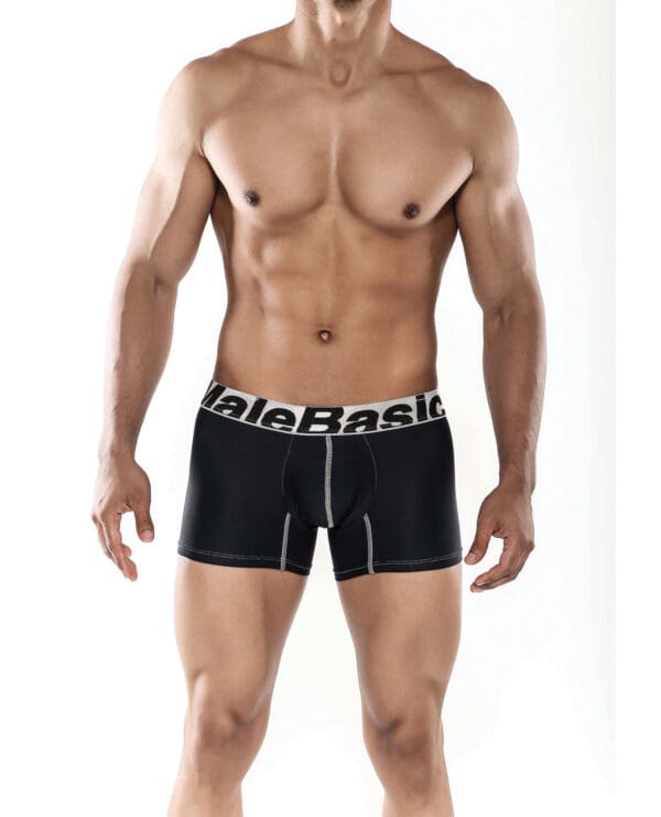 Male Basics Performance Boxer Black SM - Image 2