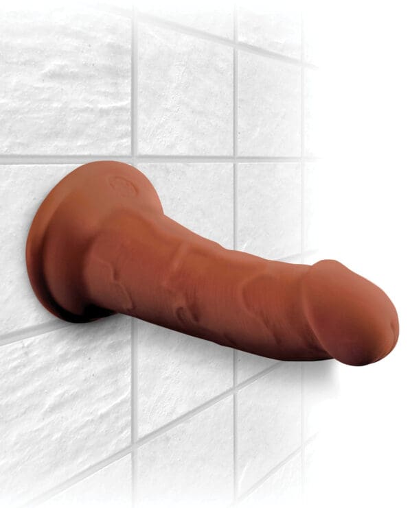King Cock Plus 6" Triple Density Cock - Brown - Image 3
