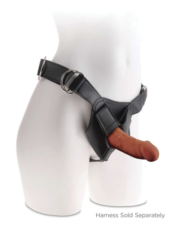 King Cock Plus 6" Triple Density Cock - Brown - Image 5