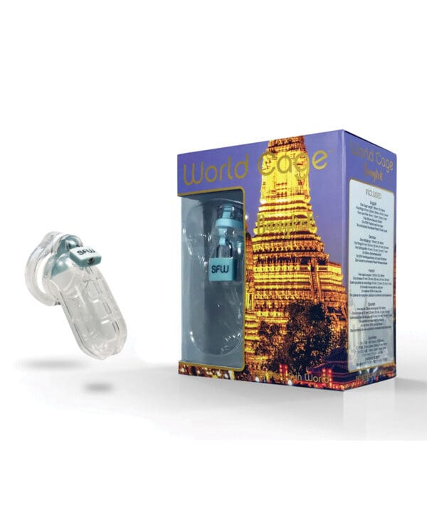 World Cage Bangkok Male Chastity Kit - Large 105 mm x 40 mm - Image 2