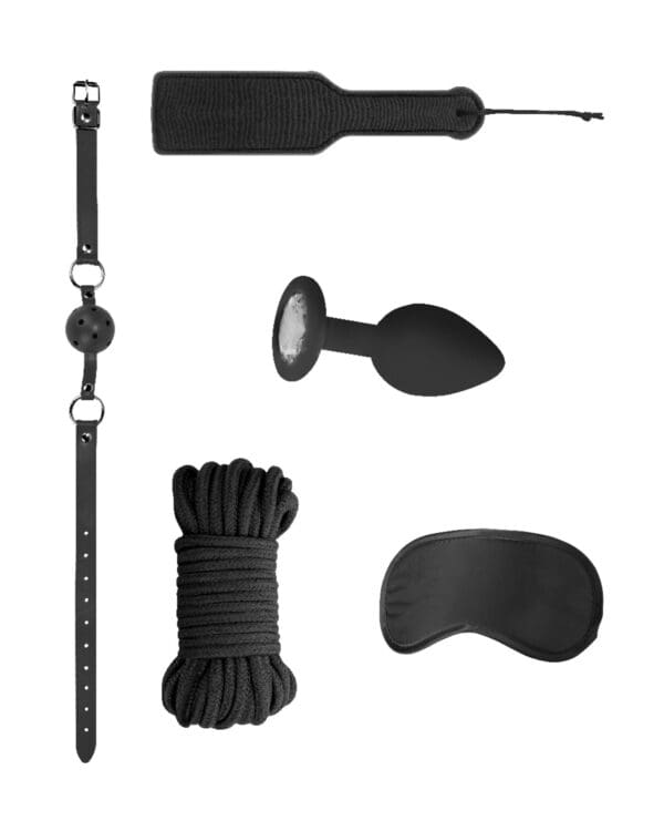 Shots Ouch Introductory Bondage Kit #5 - Black - Image 3