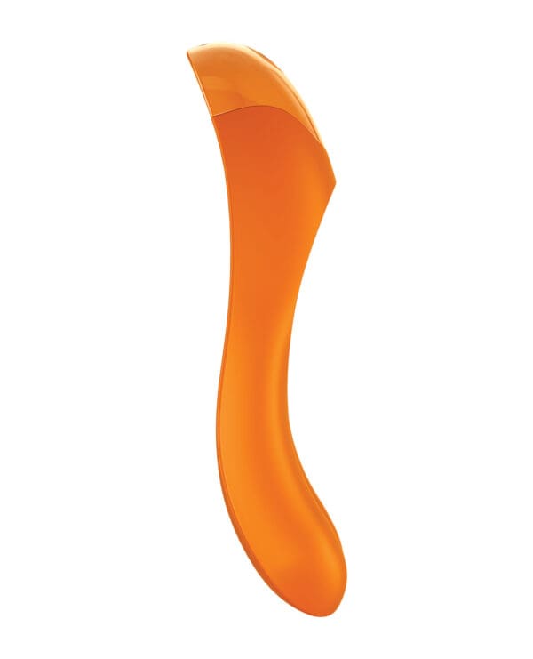 Satisfyer Candy Cane Finger Vibrator - Orange - Image 3