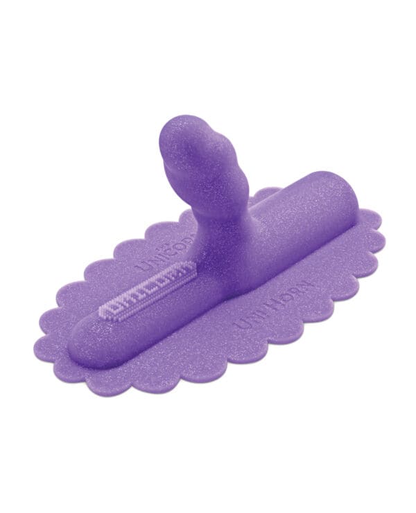 The Cowgirl Unicorn Uni Horn Silicone Attachment - Purple - Image 3