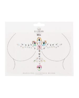 Shots Bliss Dazzling Cleavage Bling Sticker O/S