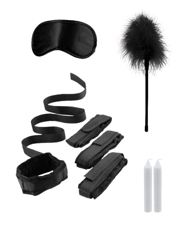 Shots Ouch Bed Bindings Restraint Kit - Black - Image 3