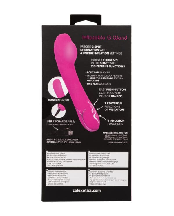Insatiable G Inflatable G Wand - Pink - Image 2