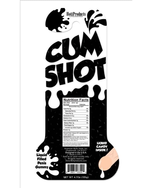 Cum Shots Liquid Filled Gummy Pecker - Image 2