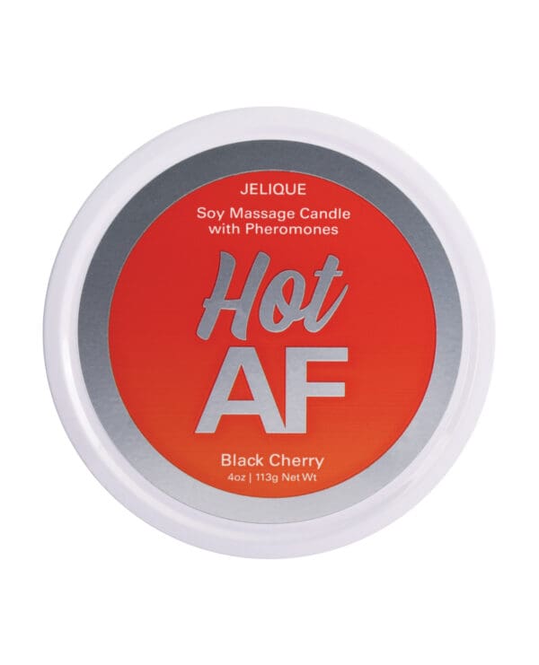 Jelique Massage Candle - 4 oz Hot AF Black Cherry - Image 4