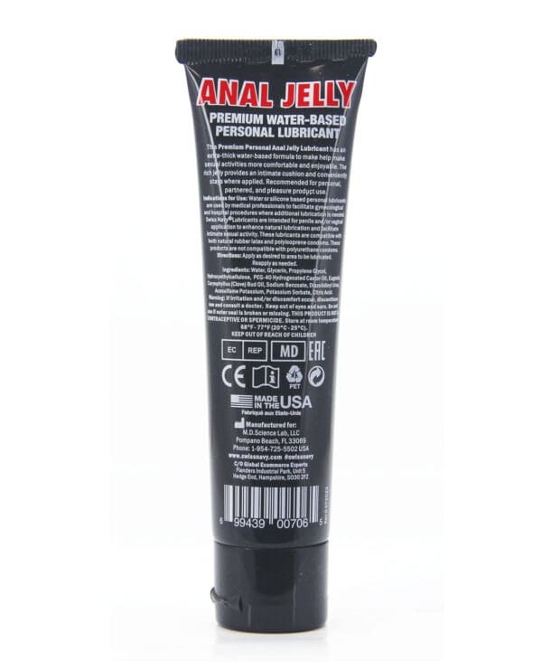 Swiss Navy Anal Jelly Clove - 2 oz - Image 2