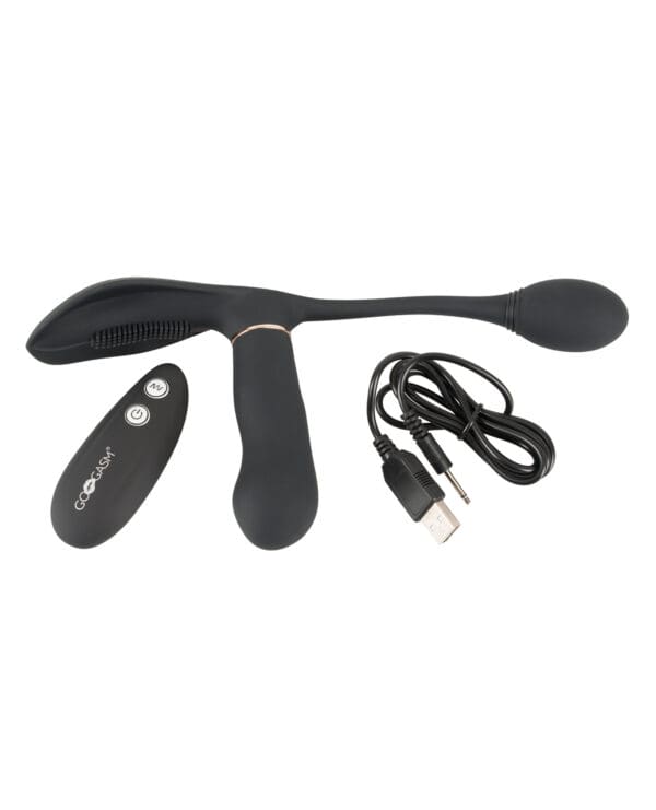 GoGasm Pussy & Ass Vibrator - Black - Image 5