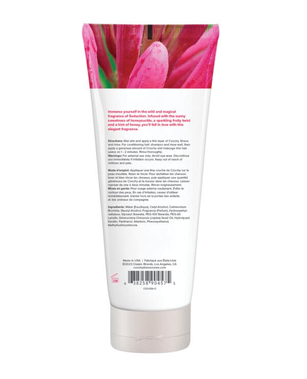 COOCHY Seduction Shave Cream - 12.5 oz Honeysuckle/Citrus - Image 2
