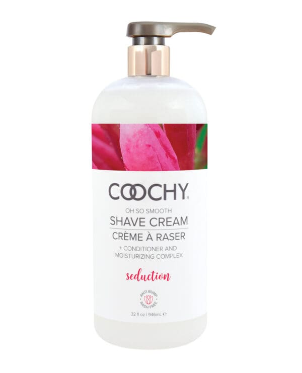 COOCHY Seduction Shave Cream - 12.5 oz Honeysuckle/Citrus - Image 3