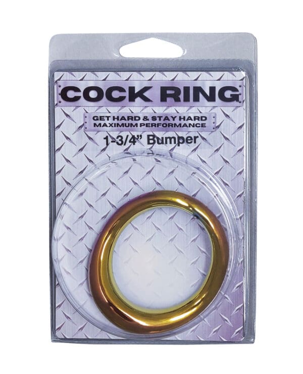 Plesur 1-3/4" Metal Cock Ring - Rainbow - Image 2