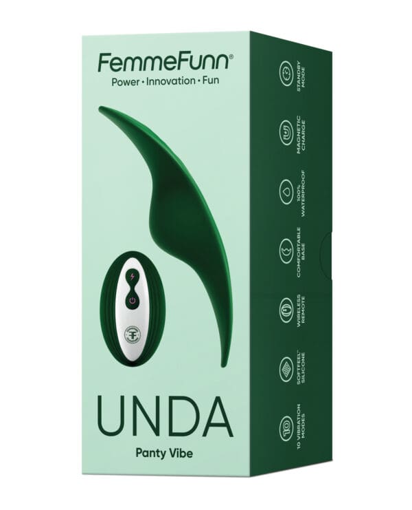 Femme Funn Unda Thin Panty Vibe - Dark Green - Image 5