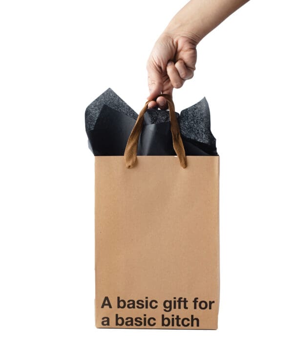 A Basic Gift For a Basic Bitch Gift Bag- Pack of 3 - Image 2