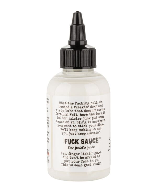Fuck Sauce Cum Scented Lubricant - 4 oz - Image 2