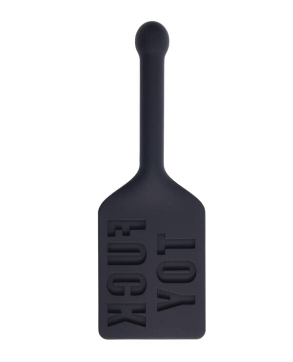 Edge FUCK TOY Silicone Paddle - Black - Image 2