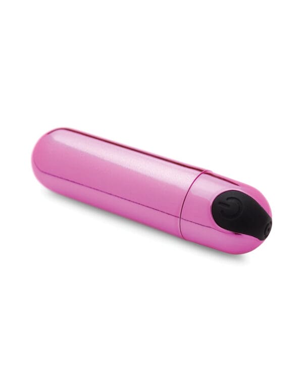 Bang! 10X Rechargeable Vibrating Metallic Bullet - Pink - Image 2