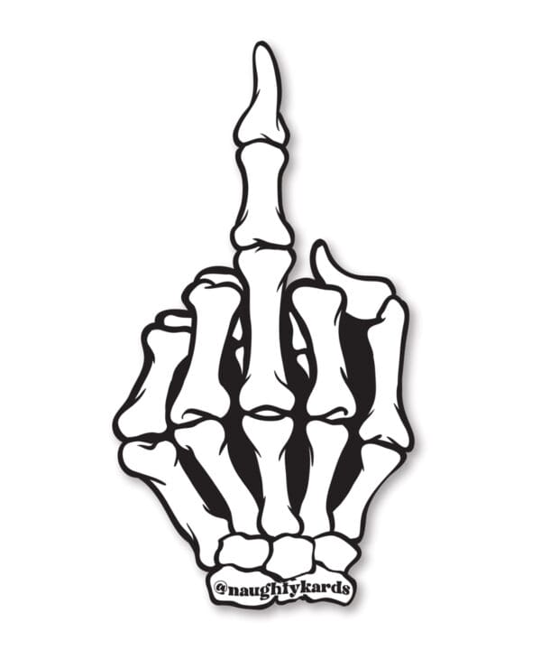 Halloween Bone Over Sticker - Pack of 3 - Image 2