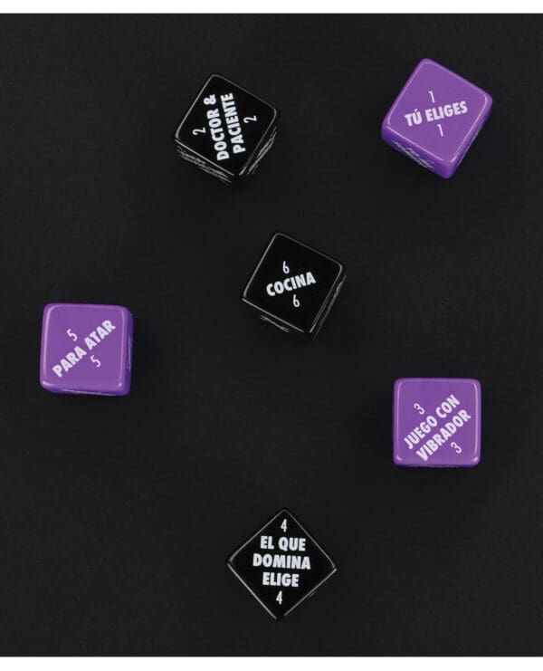 Sexy 6 Dice Game Kinky Edition - Spanish Version - Image 2