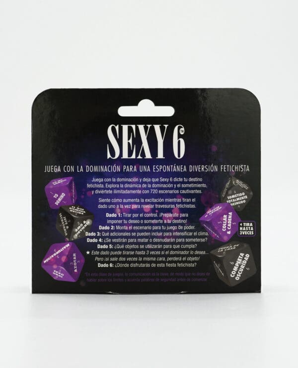 Sexy 6 Dice Game Kinky Edition - Spanish Version - Image 5