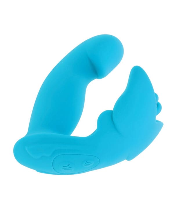 Evolved Spread Your Wings Rabbit Vibrator - Blue - Image 4