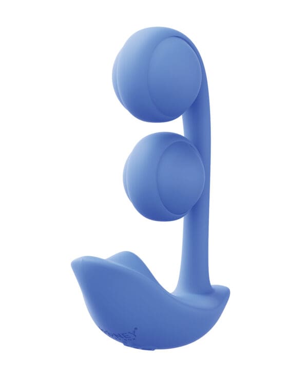 Melody Twin Balls Clit & G-Spot Vibrator - Blue - Image 2