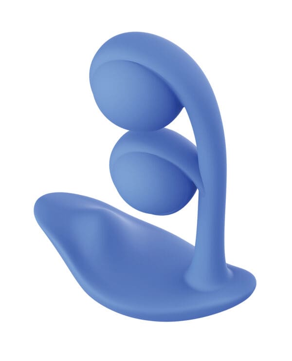 Melody Twin Balls Clit & G-Spot Vibrator - Blue - Image 3