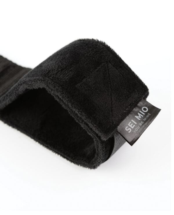 Sei Mio Spread the Love Ankle Spreader Bar w/Wrist Cuffs - Black - Image 5