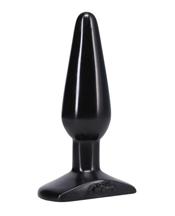 Classic Butt Plug - Medium Black - Image 3