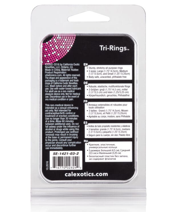 Tri-Rings - Black - Image 2