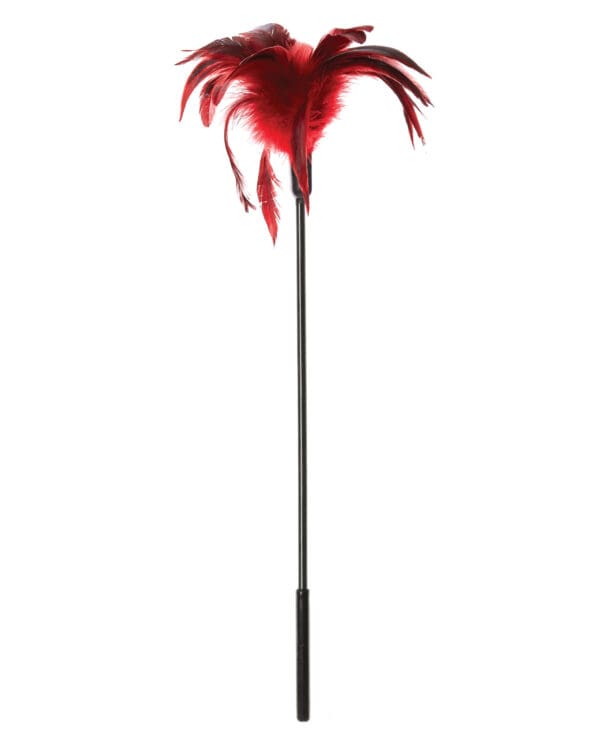 Sportsheets Body Tickler Starburst Feather - Red - Image 2