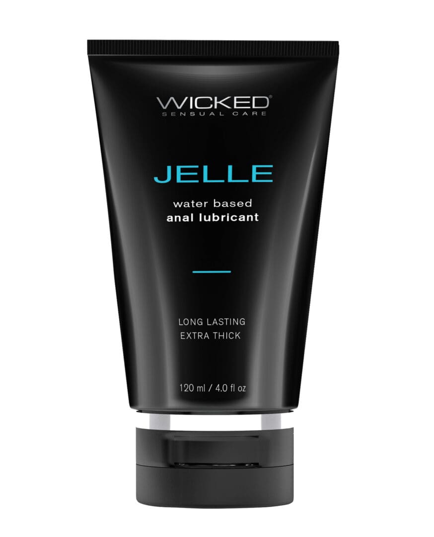Wicked Sensual Care Jelle Water Based Anal Lubricant - 4 oz Fragrance Free