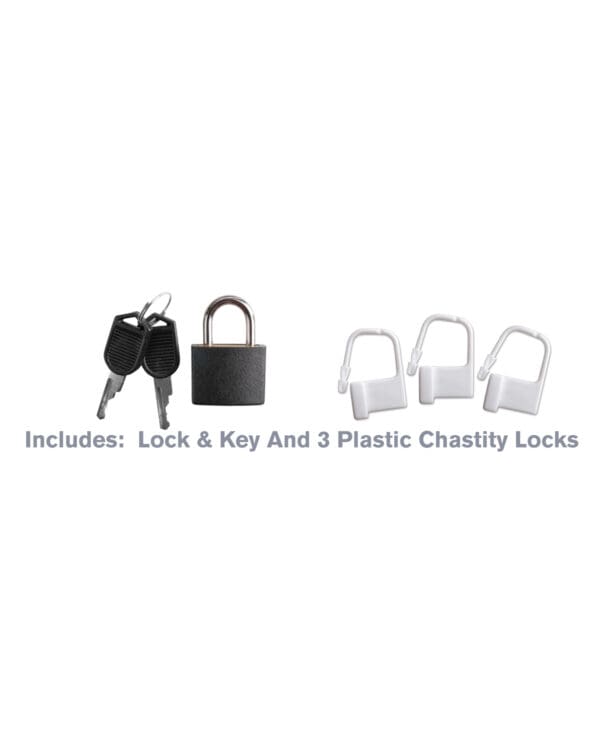 Fantasy C-Ringz Hardcore Silicone Cock Blocker - Black - Image 3