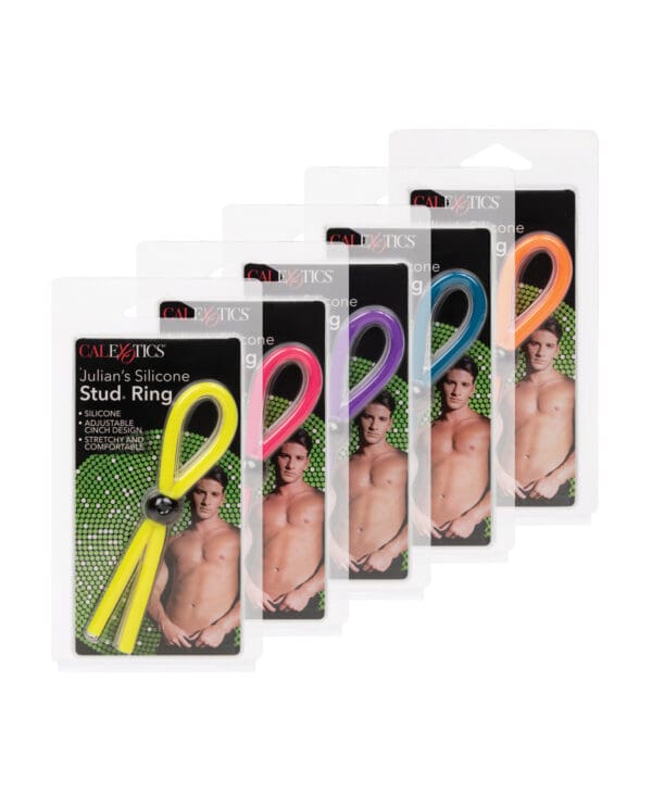 Julian's Silicone Stud Ring - Assorted Colors - Image 2
