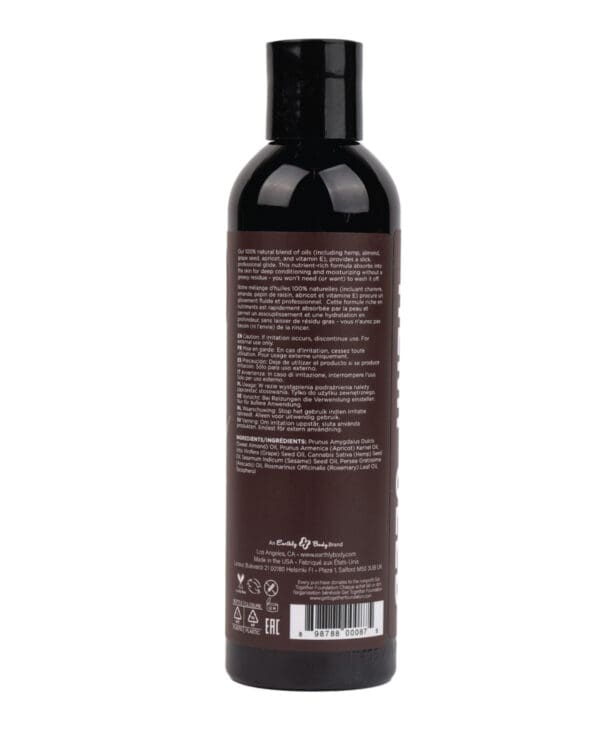 Earthly Body Edible Massage Oil - 8 oz Pineapple - Image 2