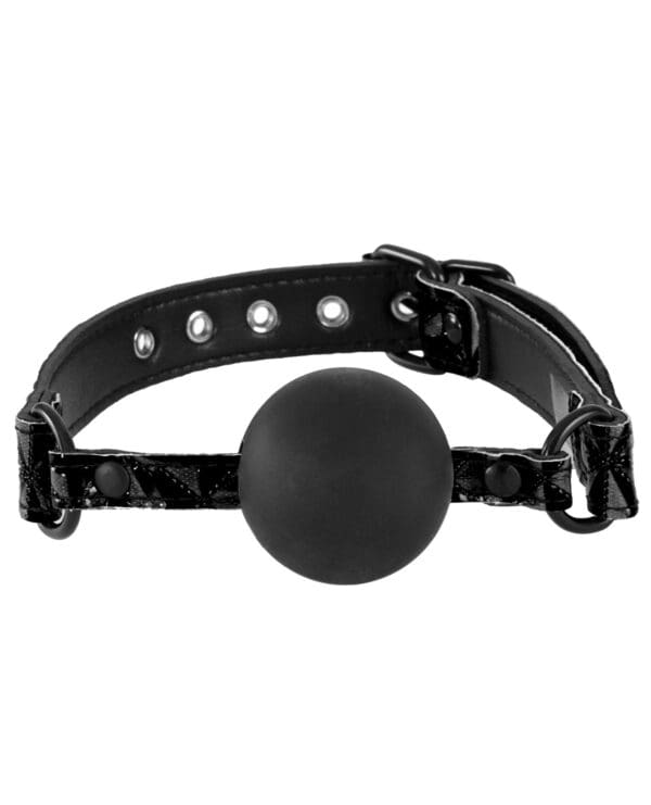 Sinful Soft Silicone Gag - Black - Image 2