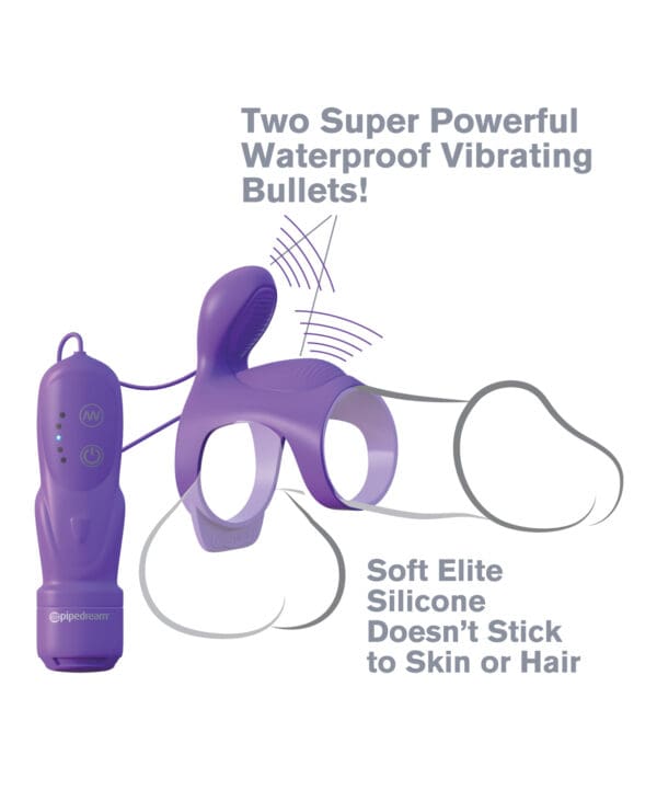 Fantasy C-Ringz Ultimate Couples Cage - Purple - Image 5