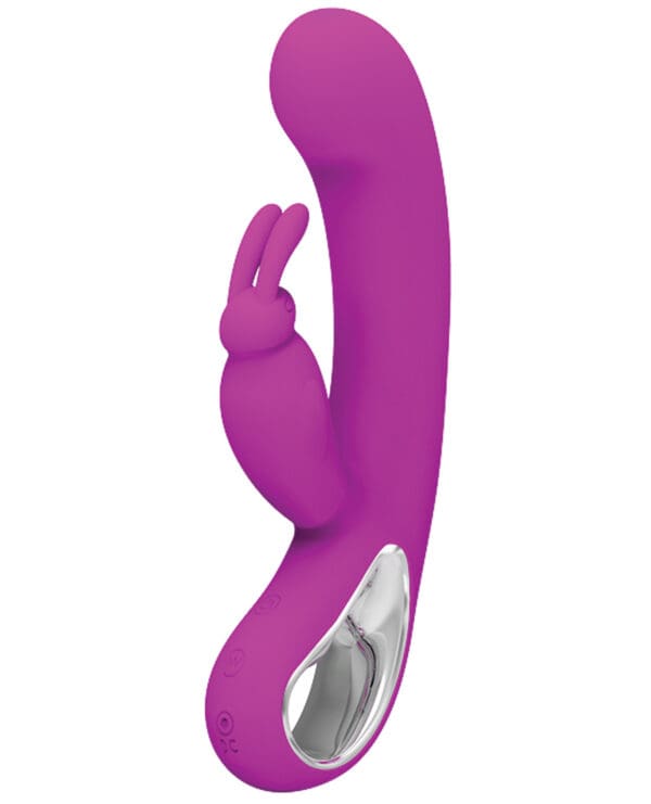 Pretty Love Webb Bunny Ears Rabbit Vibe w/Handle - Fuchsia - Image 2