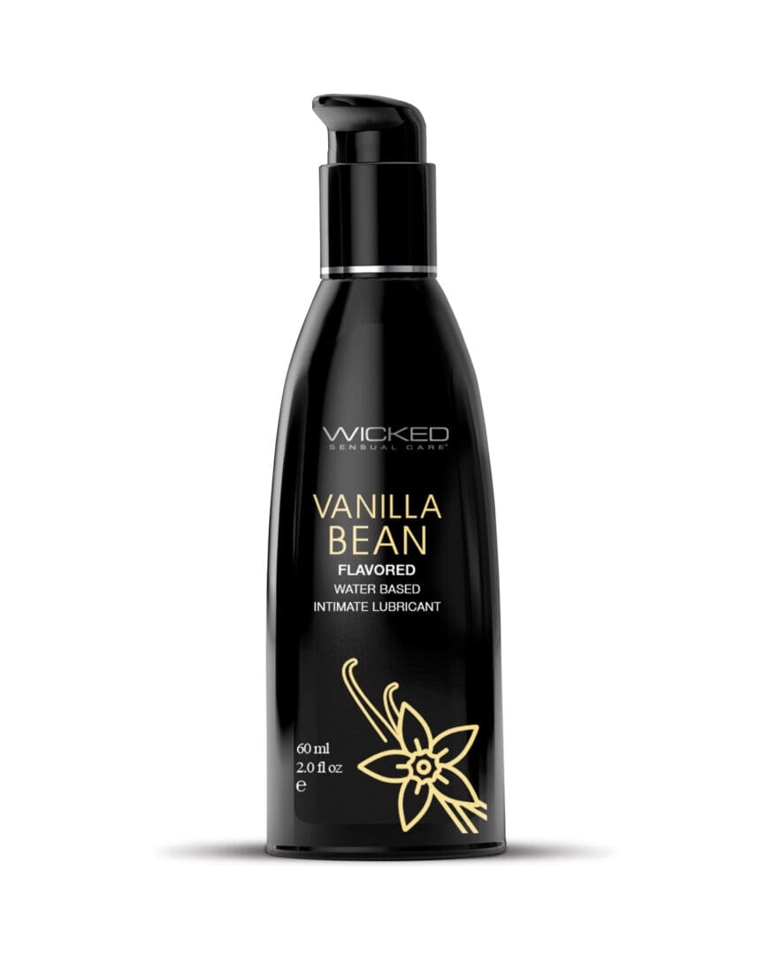 Wicked Sensual Care Aqua Water Based Lubricant - 2 oz Vanilla Bean