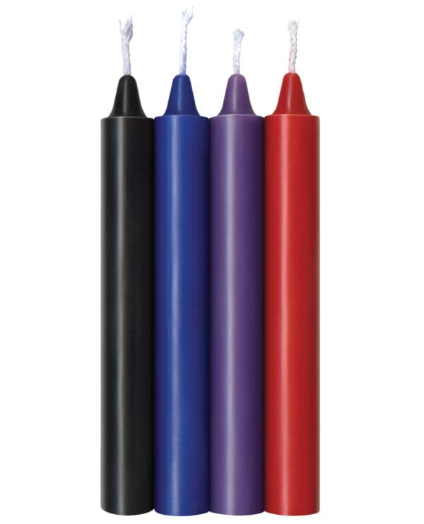 The 9's Make Me Melt Sensual Warm Drip Candles - Passion Tones Pack of 4 - Image 2