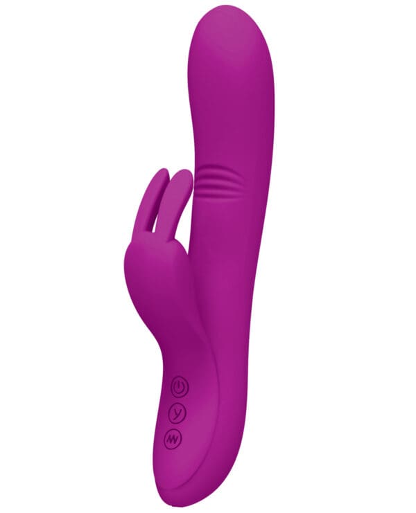 Pretty Love Dylan Bunny Ears Come Hither Rabbit 11 Function - Fuchsia - Image 2