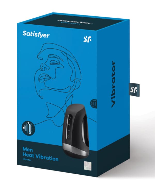 Satisfyer Men Heat Vibration - Black - Image 5