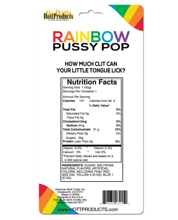 Rainbow Pussy Pops Carded - Image 2
