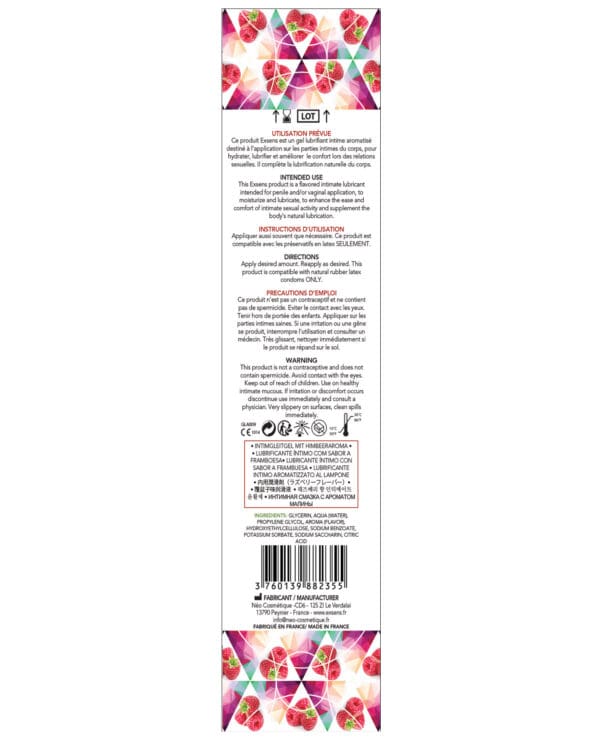 EXSENS of Paris Arousal Gel - 15 ml Raspberry Mint - Image 2