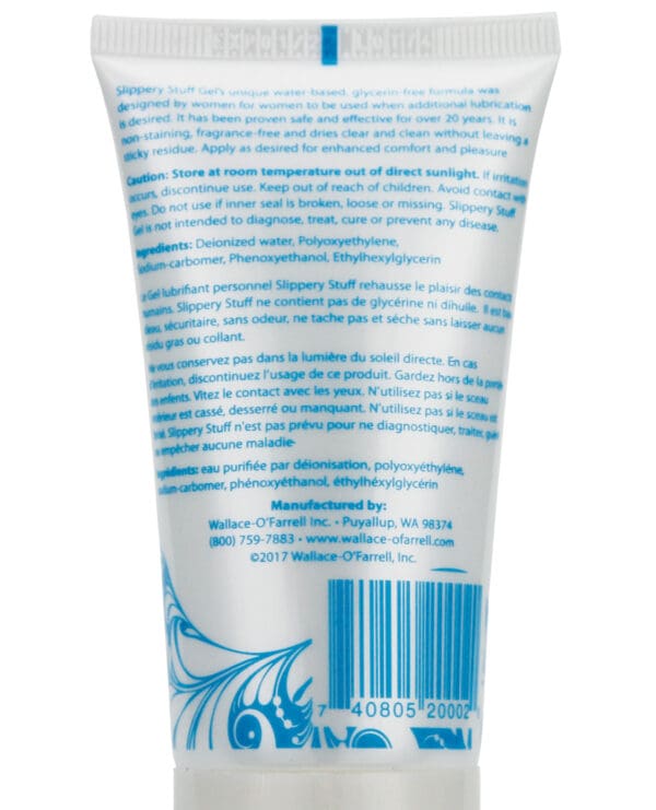 Slippery Stuff Gel - 2 oz Tube - Image 2