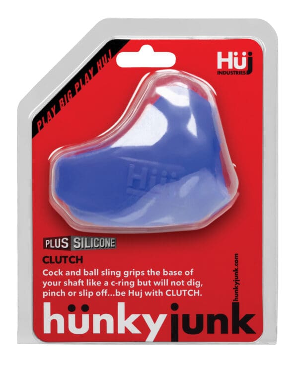 Hunky Junk Clutch Cock & Ball Sling - Cobalt - Image 4