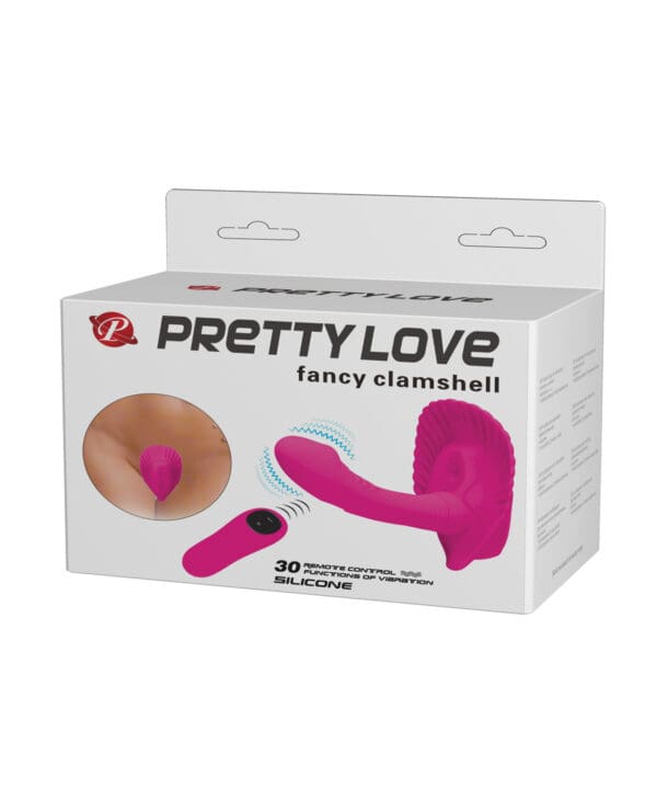Pretty Love Fancy Remote Control Clamshell 30 Function - Fuchsia